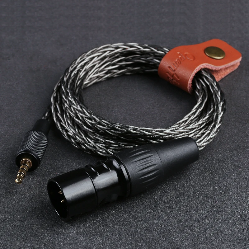 OPENHEART-Cable de equilibrio de aleación de cobre plateado Deepspace 8 Core para auriculares SONY MDR-MV1, Cable de actualización XLR de 4,4mm,