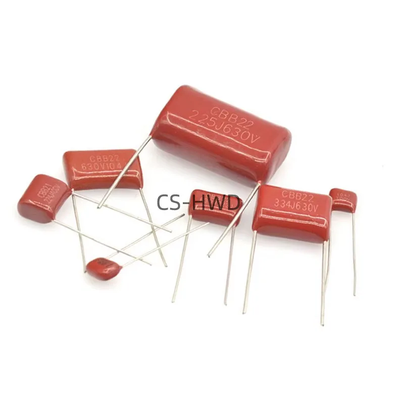 10PC 250V 103J 0.01UF 10NF 104J 0.1UF 100NF 105J 1UF 106J 10UF 125J 1.2UF 154J 0.15UF 150NF CBB Capacitor P5 P7.5 P8 P10 P15 P20