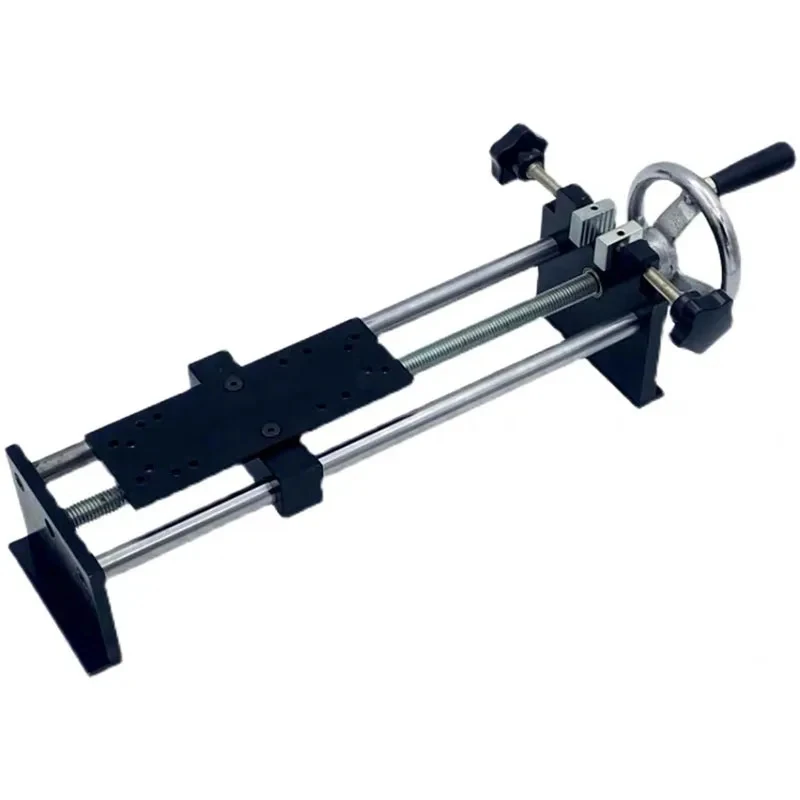 HLA Hand-Cranked Horizontal Precision Force Gauge Stand, Push-Pull Tension Compression Screw Rack 500N/50KG NEW