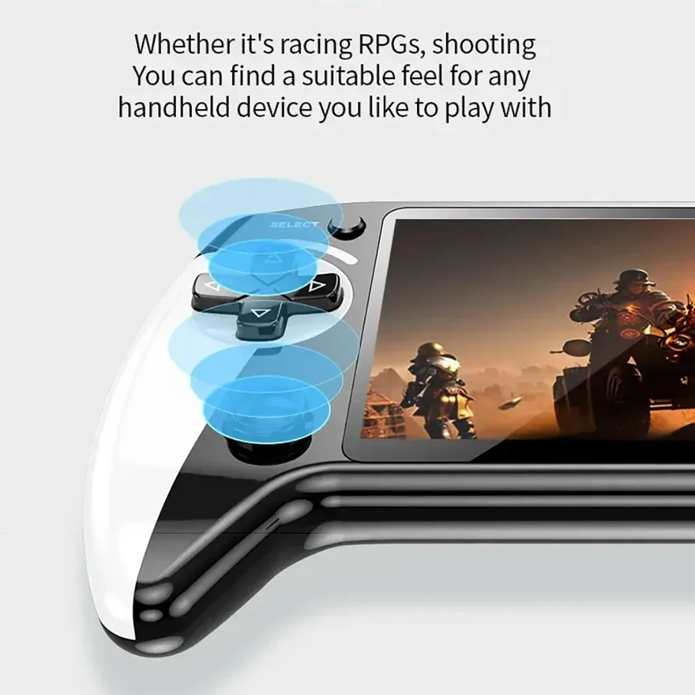 GAMINJA X9 مشغل ألعاب ريترو محمول بشاشة 5.5 بوصة مشغل ألعاب فيديو مشغل ألعاب محمول 2000+ ألعاب يدعم GB GBA GBC