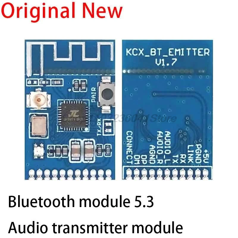 Bluetooth module 5.3 Audio transmitter module Stereo GFSK transceiver Earphone board Wireless speaker KCX_ BT_ EMITTER 5