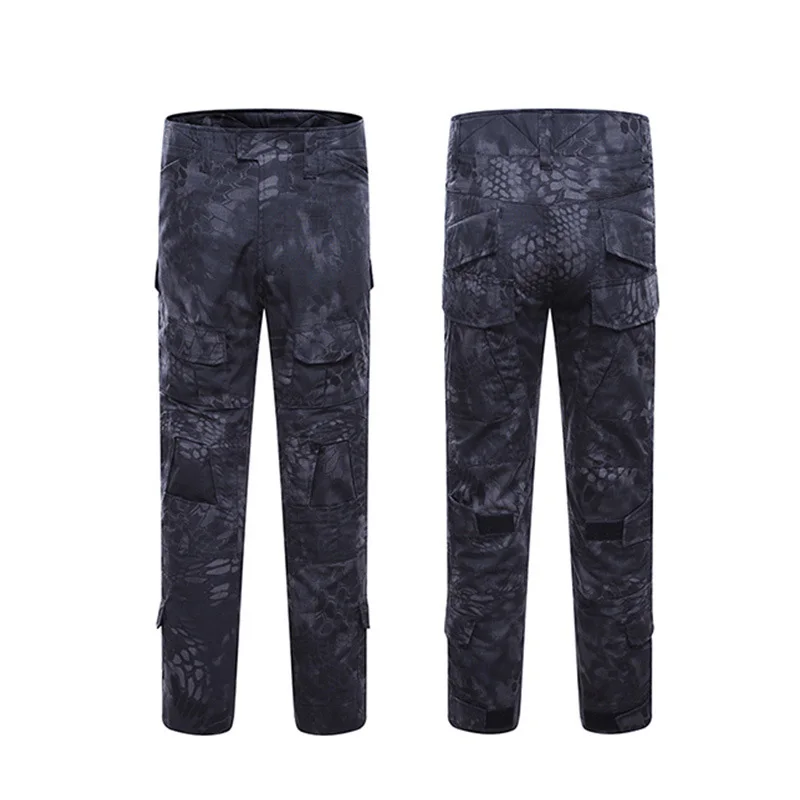 Airsoft Camouflage Tactical Pants High Quality Wear-resisting Multi Pocket Military Cargo Pant Men Clothing Work Trousers TFG3