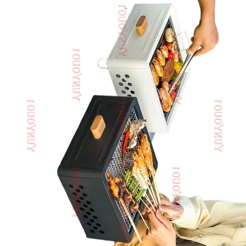 

AAA Cooking Tea and Roasting Stove Set Around The Stove Outdoor Charcoal Stove Portable Full Set of Camping Grill