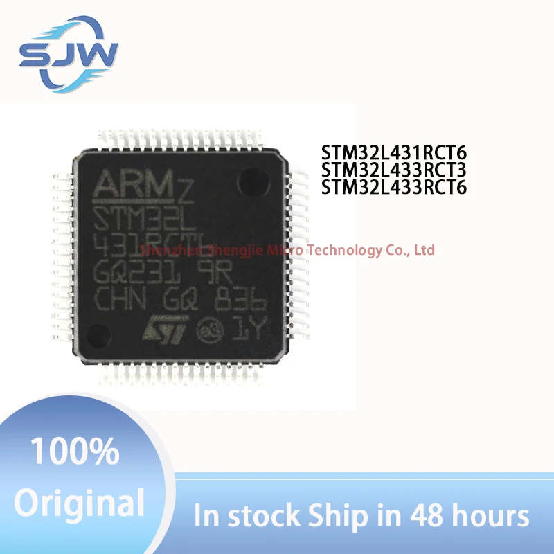 

STM32L431RCT6 STM32L433RCT3 STM32L433RCT6 encapsulation LQFP64 32-bit microcontroller chip