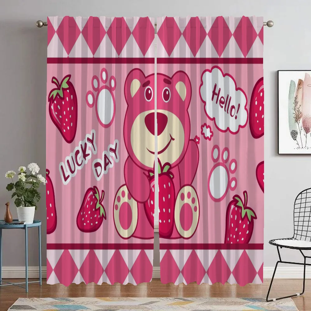 

Lotso Blackout Curtains 2 Pieces Window Curtain Shades Tulle for Bedroom Partition Halloween Decoration Living Room Kitchen Home