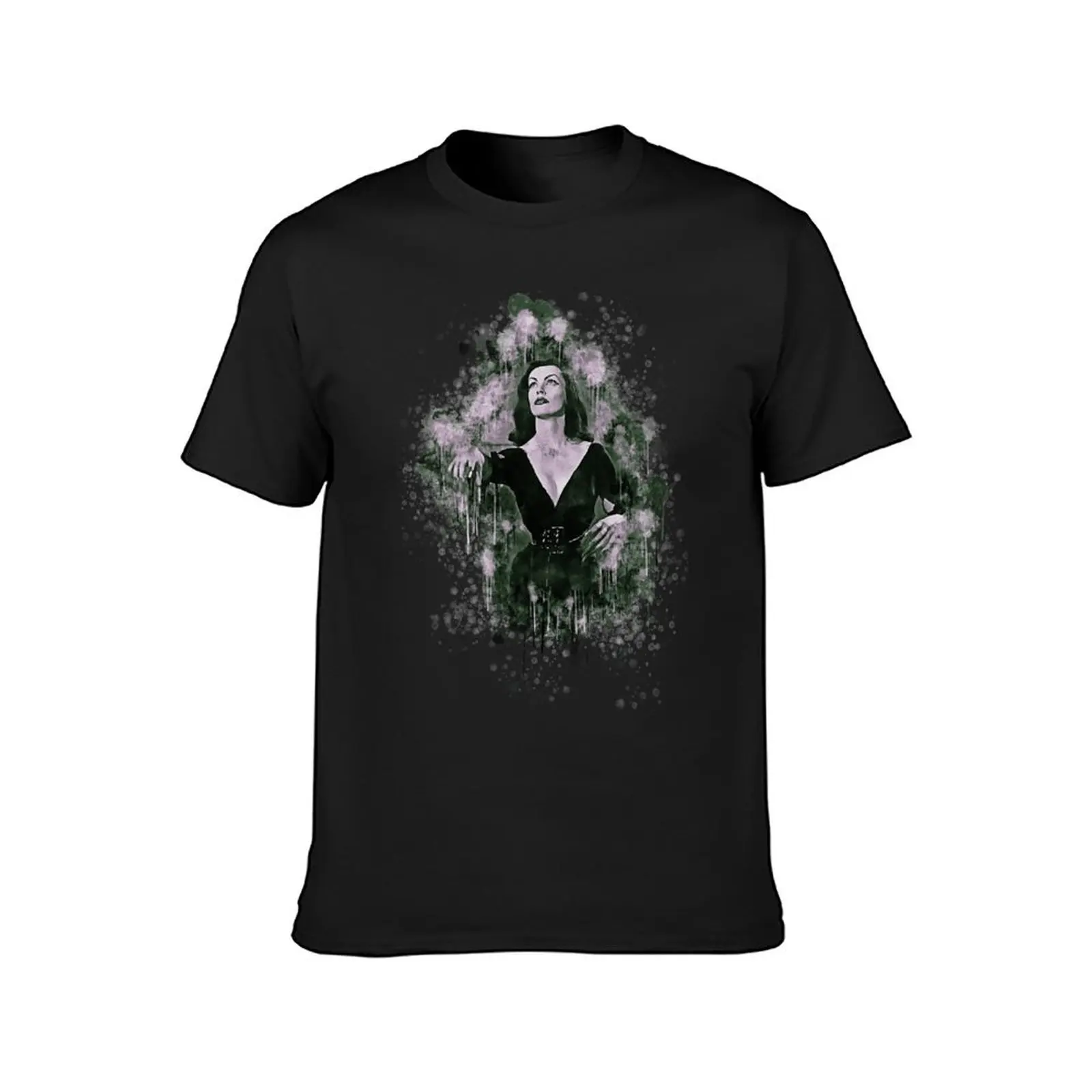 Vampira T-Shirt cute clothes plus sizes boys animal print men t shirts