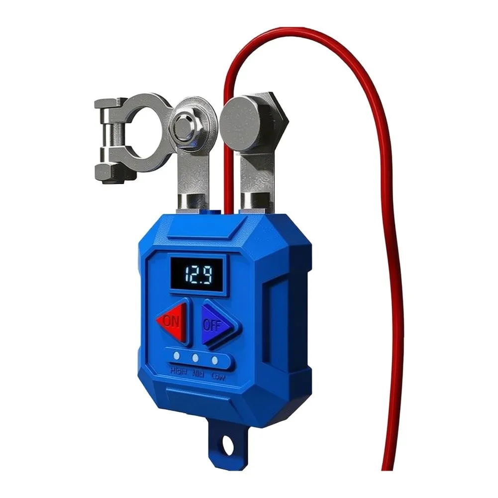 Remote Battery Disconnect Switch DC 12V/24V 120A Power Shut Off Switch Remote Control Switch For Car Truck