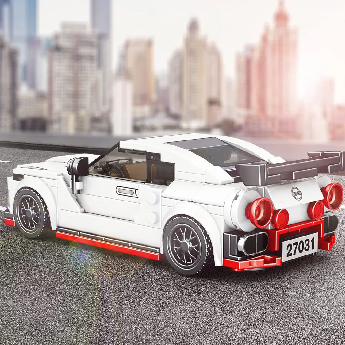 몰드 킹 스피드 챔피언 레이싱카 조립 장난감, 소년 및 십대를 위한 레이싱 스포츠 수집용 모델 자동차 조립 장난감 (디스플레이 케이스 포함), 성인 및 어린이용 레이싱카 조립 키트 27031