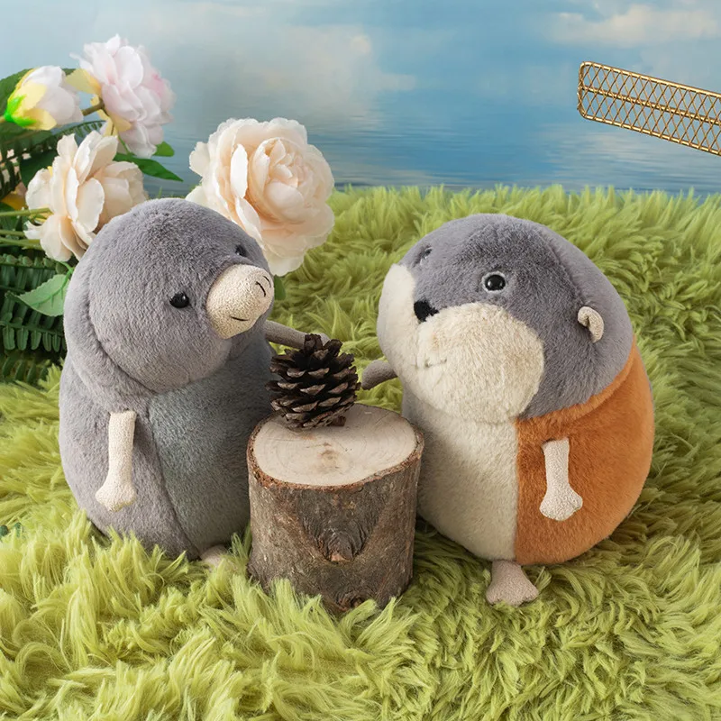 ตุ๊กตาหนูน่ารักขนาด 15 ซม. ลายหนูตัวน้อยน่ารัก ของเล่นตุ๊กตาขนนุ่มขนาดเล็ก ตุ๊กตาหนูเลมมิง ของขวัญวันเกิดเด็กน่ารัก ตกแต่งห้อง