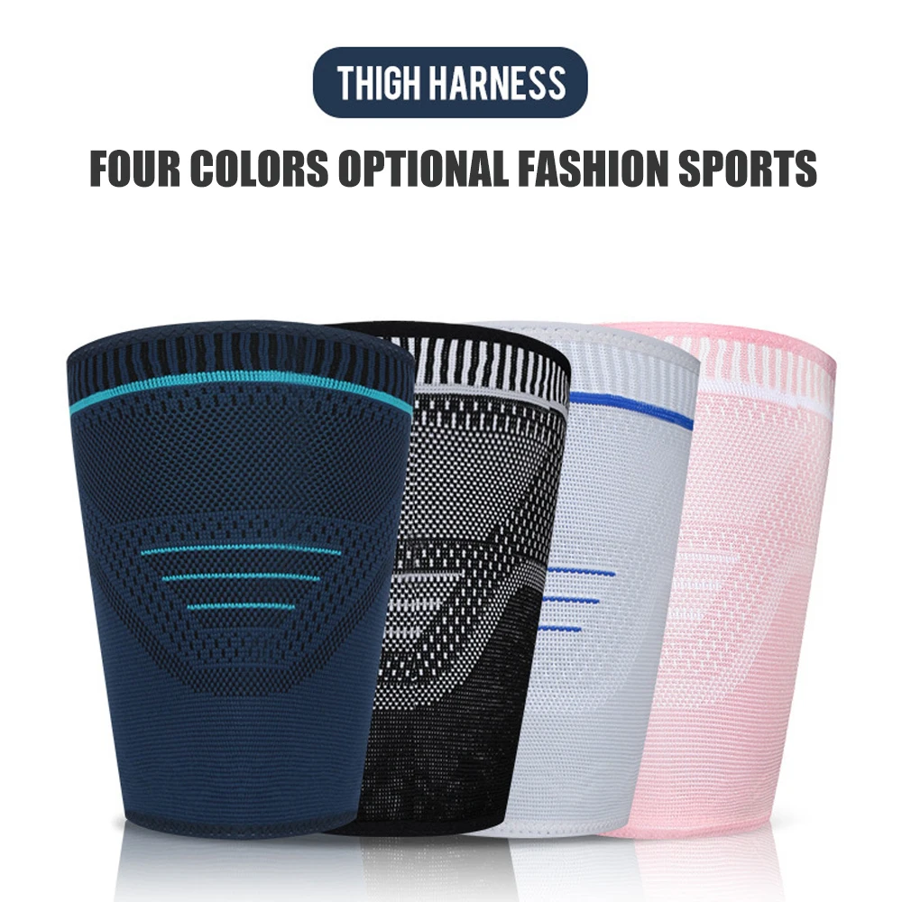 1Pcs Thigh Compression Sleeve,Hamstring Compression Sleeve for Quad Pain Relief,High Elastic Sports Thigh Support for Women Men