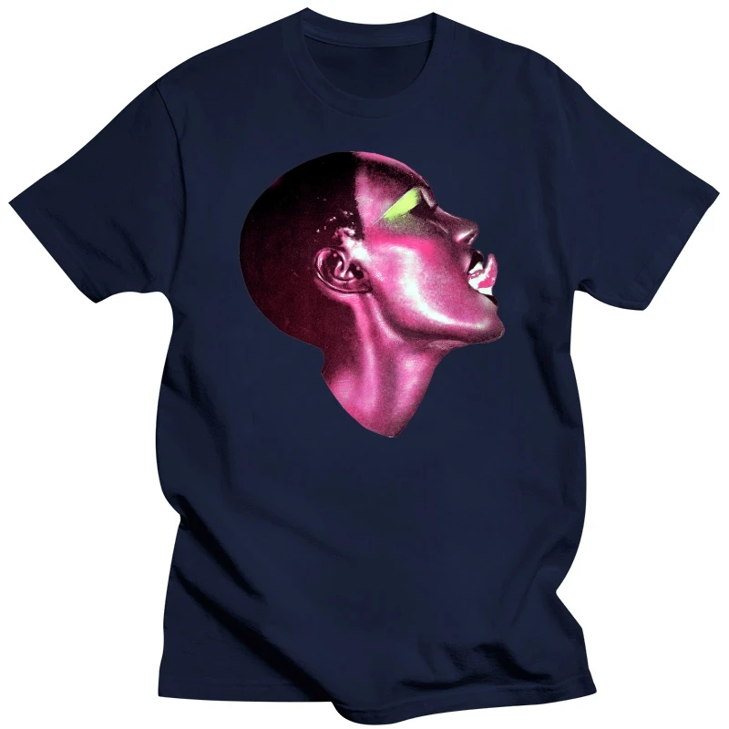 T-Shirt Grace Jones Island Life Slave To The Rythum Chaka Kahn Retro Vintage(1)