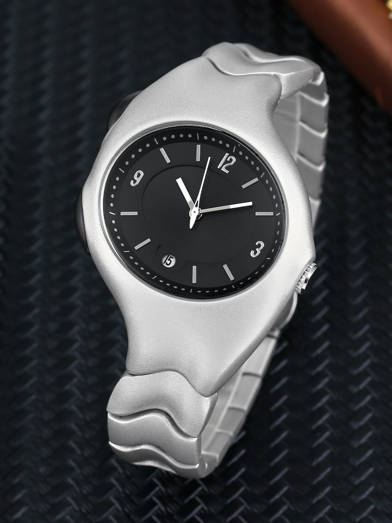 

Минималистичные наручные часы в стиле ретро, кварцевые часы унисекс с простым и модным дизайном.