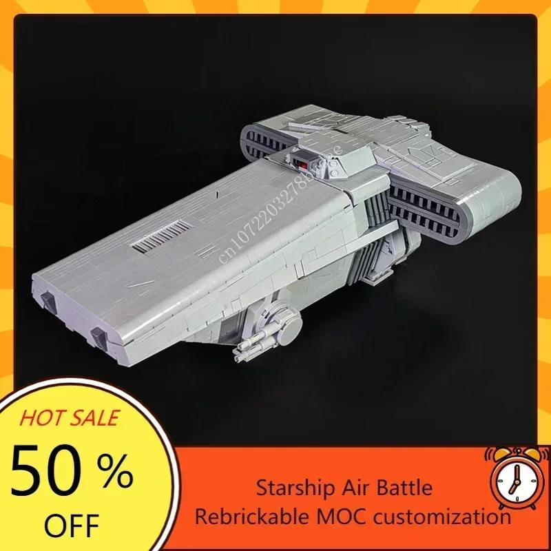 2416PCS MOC Space Battle Series Imperial Troop Transport Spaceship Model Custom Puzzle Technology   Assembly Toys Gifts