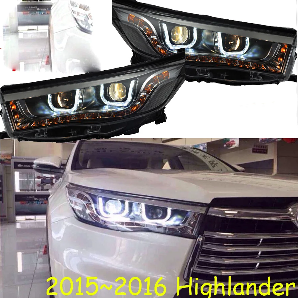 HID,2015~2017,Car Styling for Highlander Headlight,vios,corolla,camry,Hiace,sienna,yaris,Tacoma,Highlander head lamp