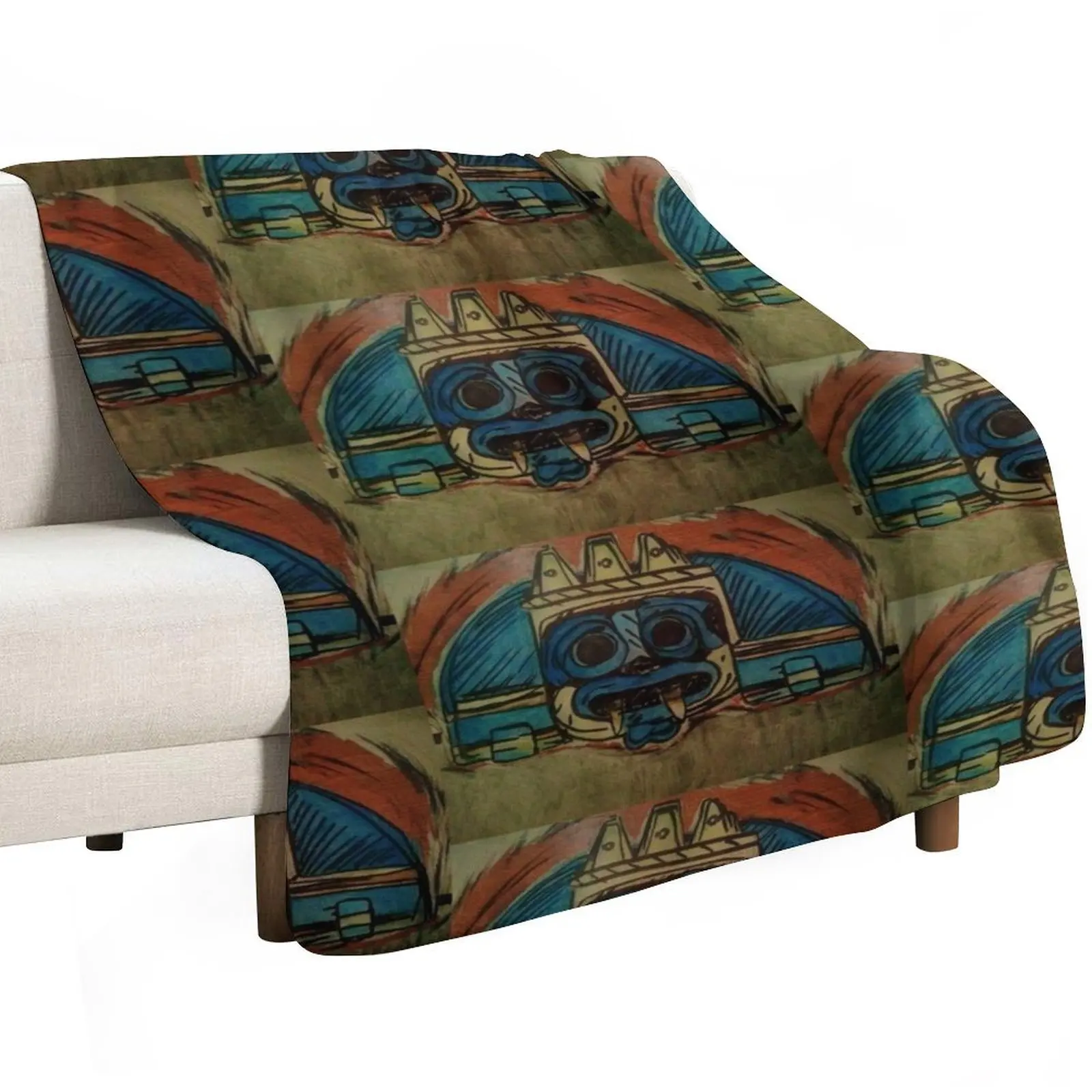 

Thaloc God of Rain/Thunder Throw Blanket Thermal cosplay anime for winter Blankets