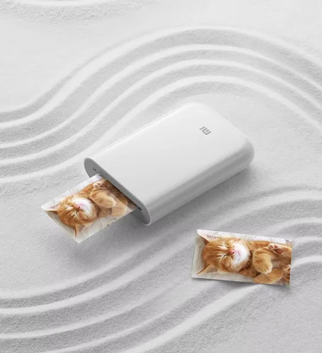 Imagen 2 del producto Papel de impresora de bolsillo Original Xiaomi mijia, impresión fotográfica autoadhesiva, 50/100/150/300 hojas, Mini papeles de impresora Xiaomi de 3 pulgadas 1S