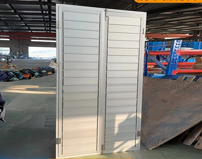 Aluminum alloy electric shutters hollow rainproof manufacturers supply aluminum alloy electric joint control shutters