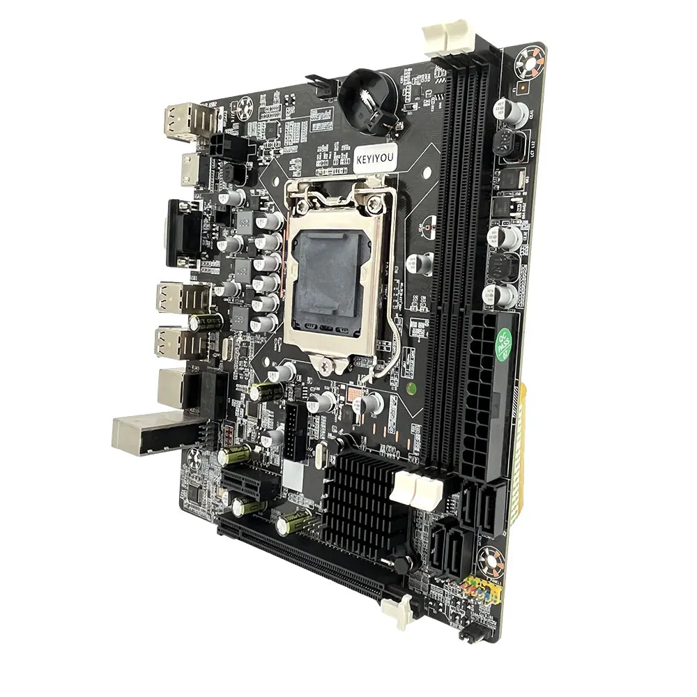 Imagem -04 - Placa-mãe do Desktop do Keyiyou-h61 Memória Lga1155 Ddr3 8g 1600 Placa-mãe com Núcleo i3 3240 Vga Hdmi