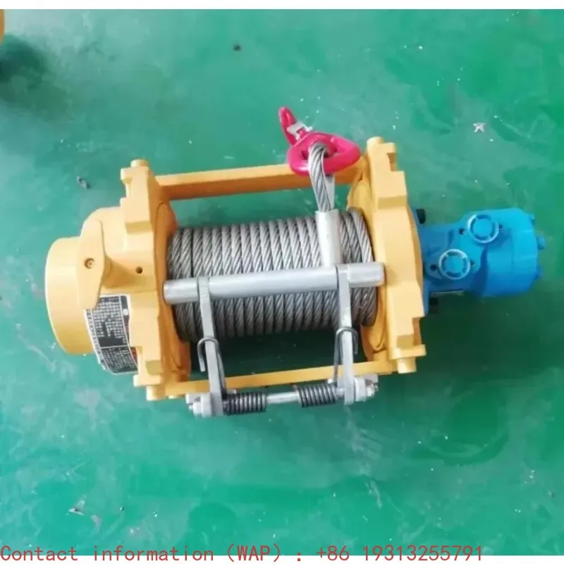 

【Best-selling】5T 5000kg Marine Hydraulic Anchor Winch Single Drum Steel Material for Boat Lifting And Crane Applications