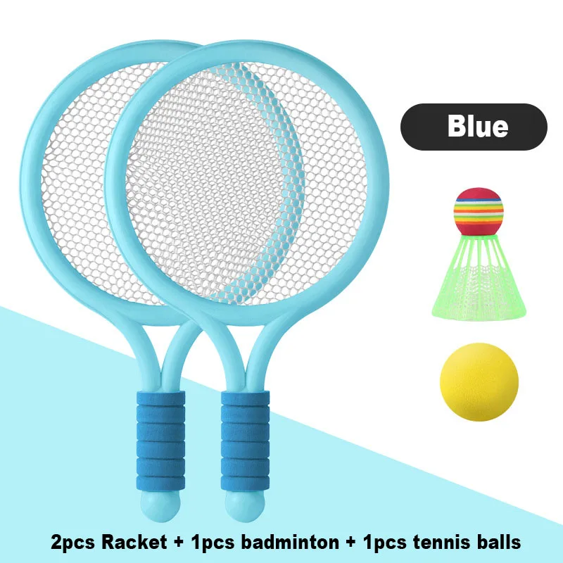 Racket Tennis voor kinderen Buitensporten Badmintonracket Kleuterschool Speelgoedset voor 3-12 jaar oude badmintonsets
