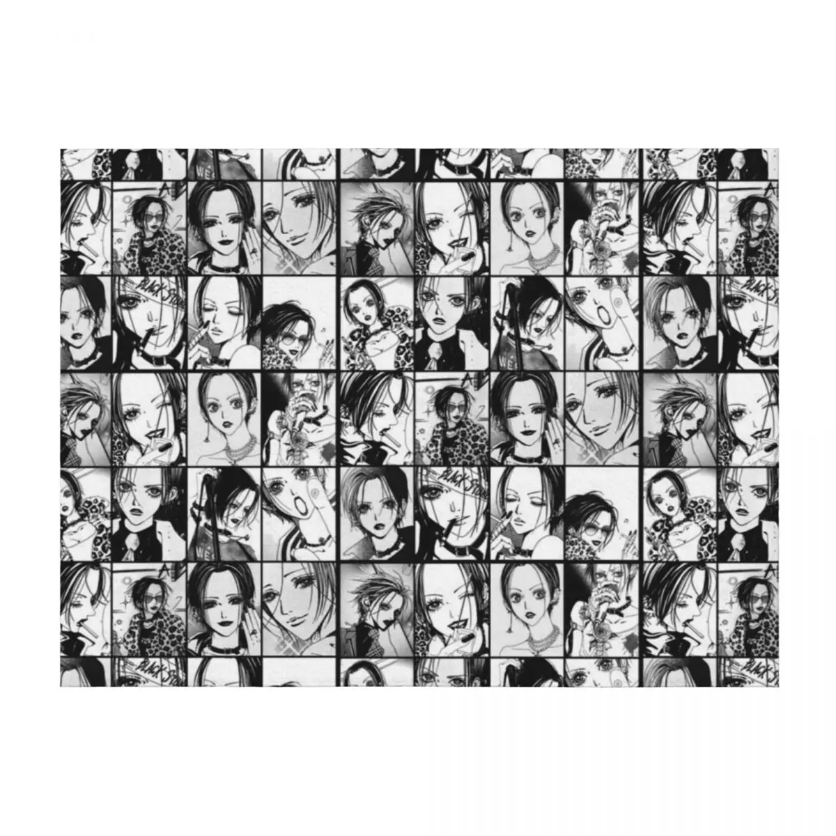 

Nana Osaki Manga Panel collage 2 Throw Blanket Bed linens Luxury Brand Sofa Throw Nap Blankets