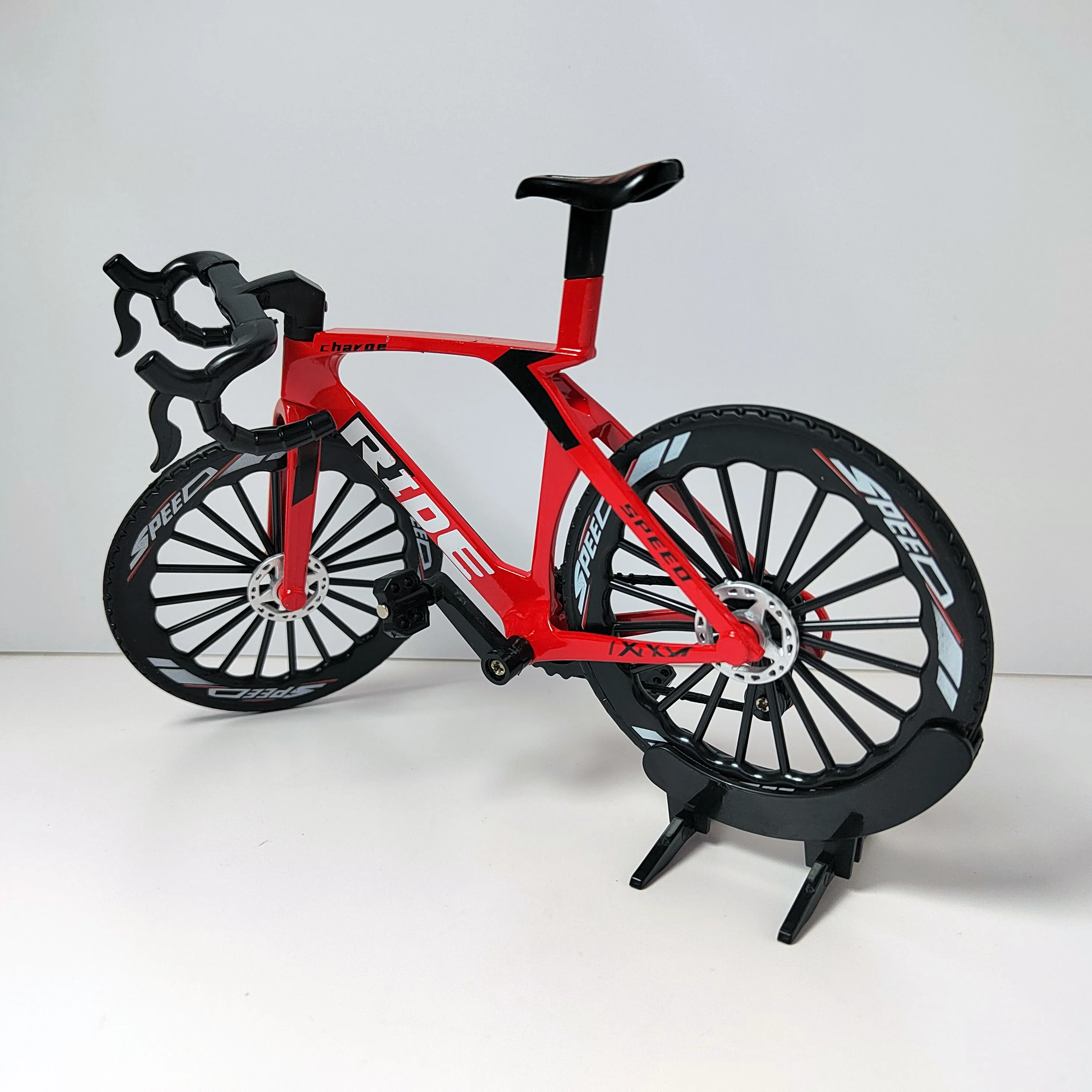 1:8 novo modelo de liga de bicicleta diecast metal dedo adulto mini mountian bicicleta fundição simulação coleção presentes brinquedos meninos