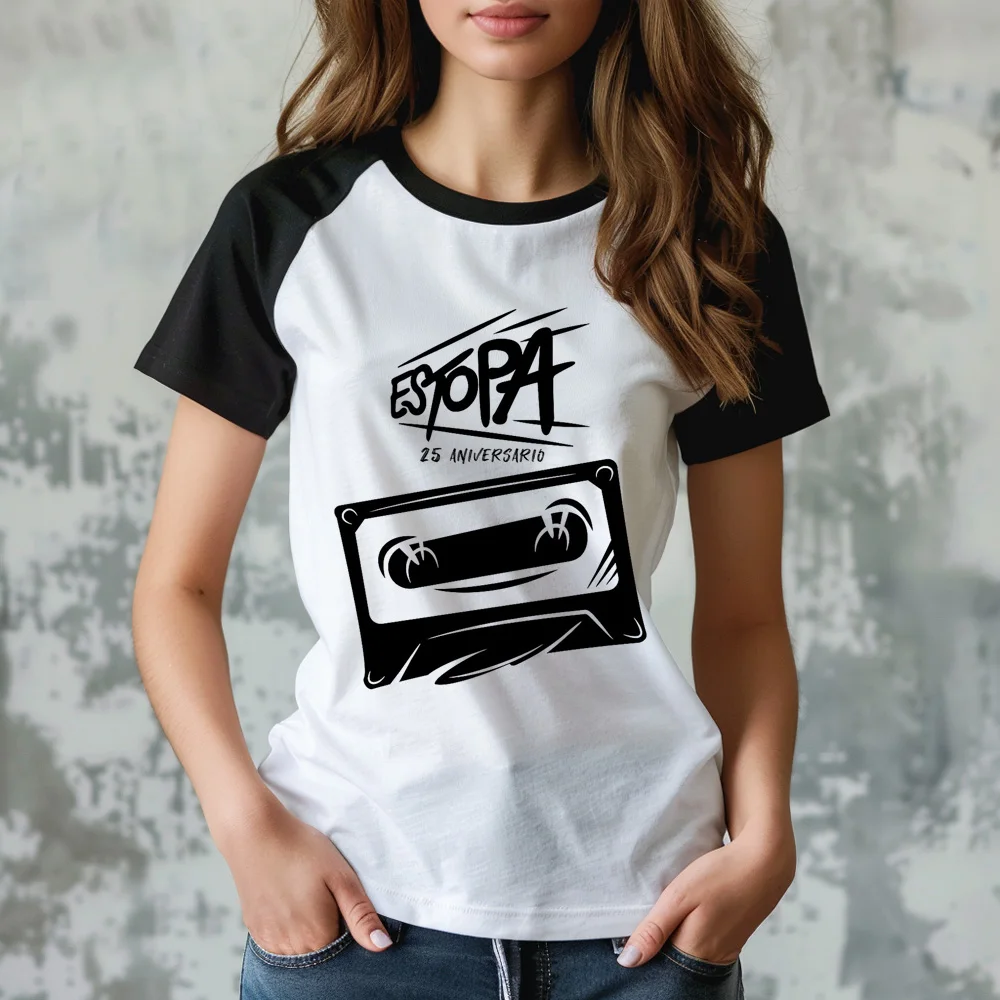 Estopa t shirt women graphic harajuku t-shirts female 2000s funny Japanese clothing