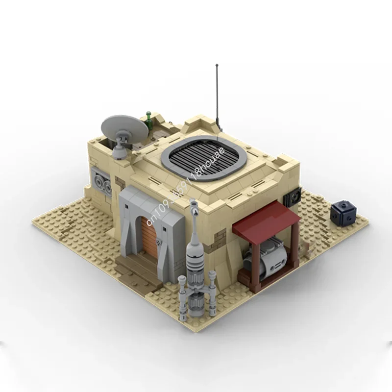 929pcs MOC SW Tatooine Mos Eisley Generator 6 Model Christmas Gift Building Blocks Construction Toys DIY Creative Idea Brick