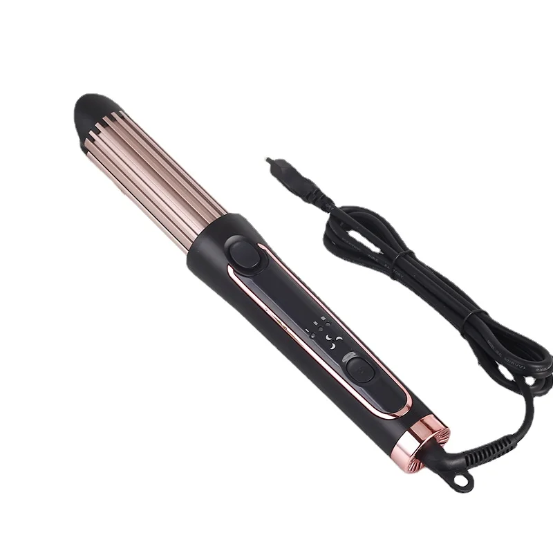 

3 IN 1 Electric Flat Iron Heatless Hair Curler And Straightener Cold Wind Curling Irons Wavy Hair Curlers Machine For Hair Curly