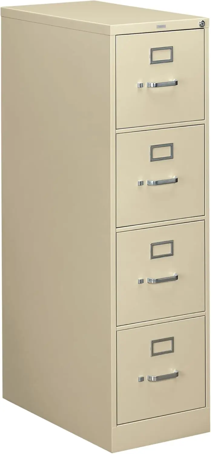 Hon 4 Drawer File Cabinet With Lock - 310 Series Vertical Office Storage Cabinet Locking Metal Filing Cabinet With Drawers