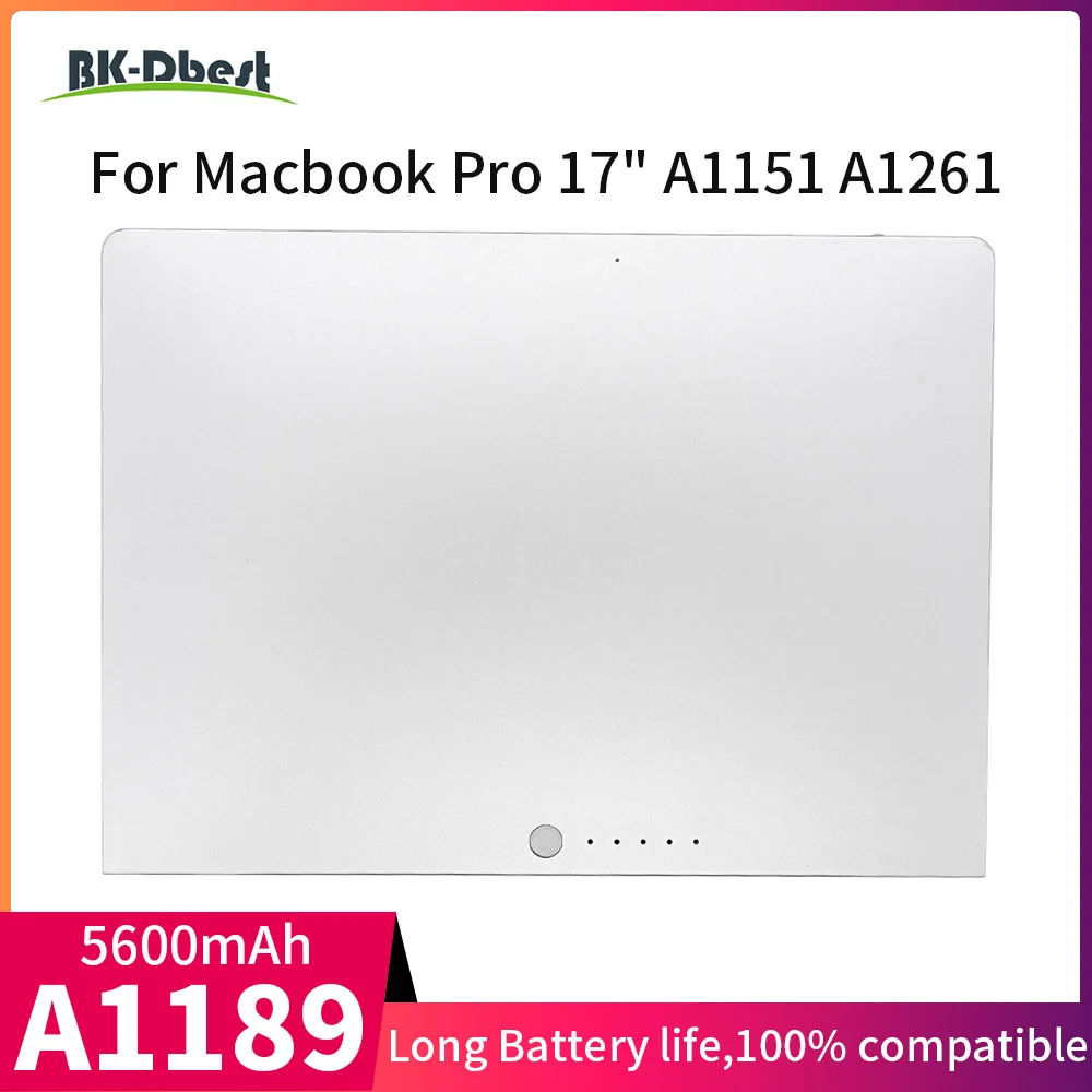 BK-Dbest NEW Laptop Battery A1189 for Macbook Pro 17 INCH  A1151 A1212 A1229 A1261 MA458