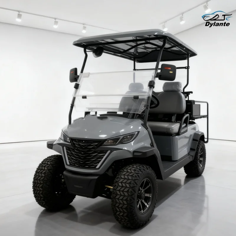 2025 الصين رائجة البيع 4000/5000/7000 واط سيارة جولف 6 مقاعد 4 عجلات عربة جولف كهربائية فاخرة 4 + 2 مقاعد للبيع التسليم السريع #2