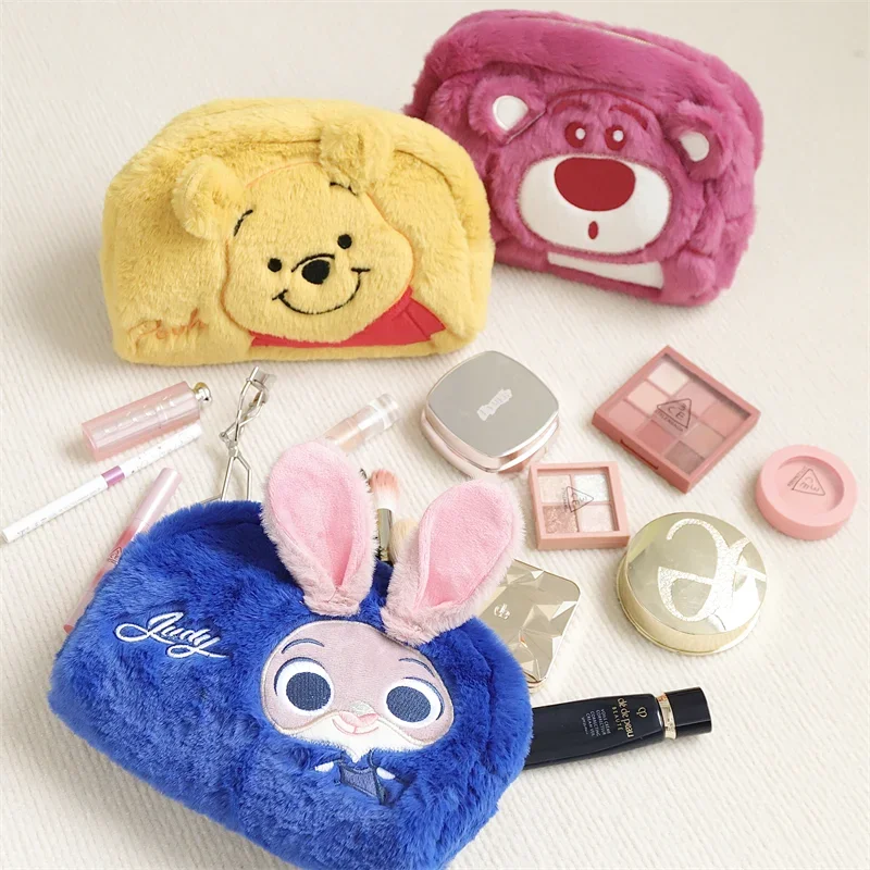 Genuine original  authentic Mickey mouse plush creative multi-function ladies storage bag cosmetic bag