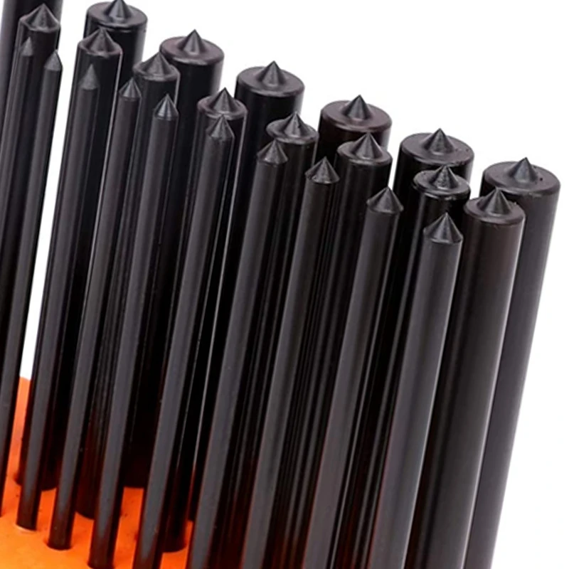 A19F-28-Piece Transfer Punch Set, 3/32 Inch - 1/2 Inch, Heat Treated Alloy Steel Forging