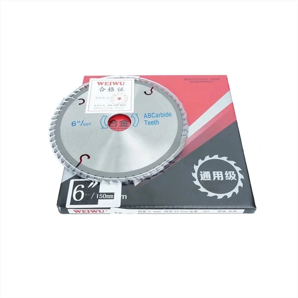 6 Inches 40 Teeth Hard Alloy Circular Saw Disc High Sharp Wood Cutting Blade Professional Woodworking Cutting Tools