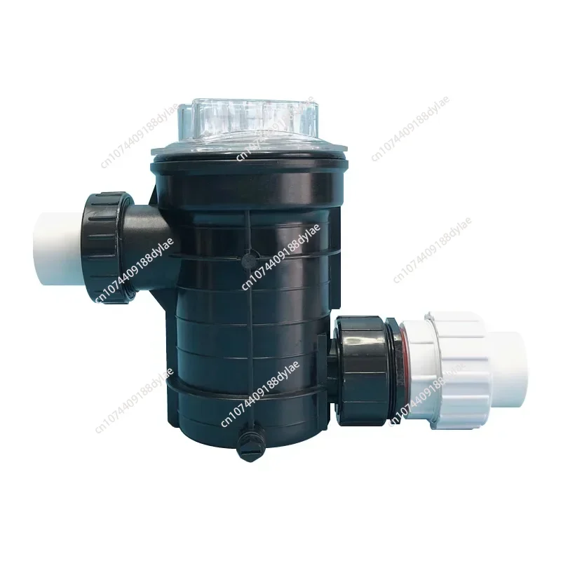 

Hair drainage-water pump prefilter anti-blocking filter connection pipe for Barber Shop bath pool