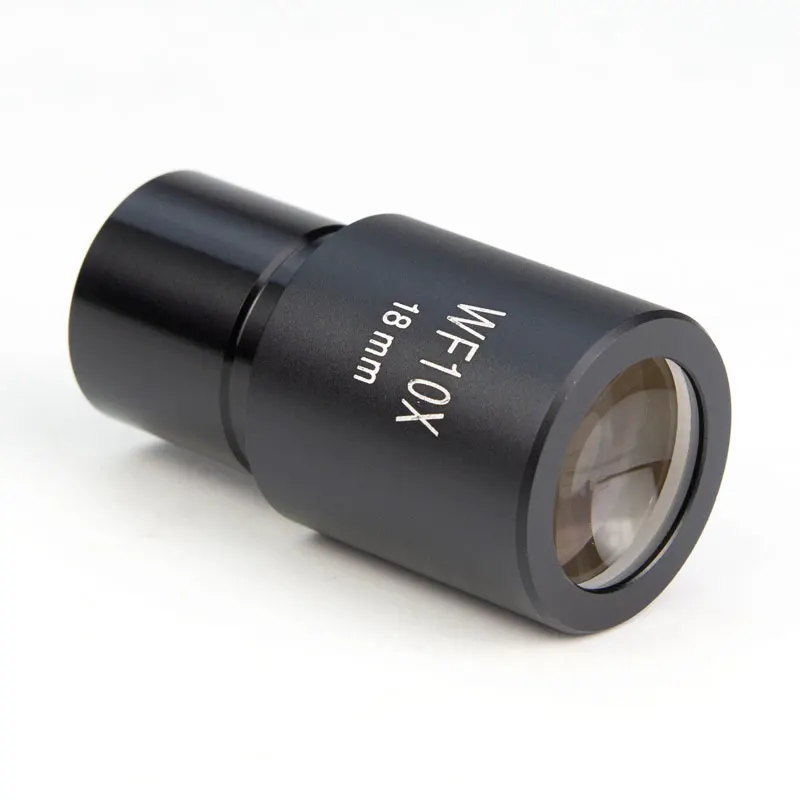 Microscopio biologico 10X Ampio Campo Oculare Lente In Vetro Ottico di WF10X Dimensioni di Montaggio 23.2 millimetri 2 PCS
