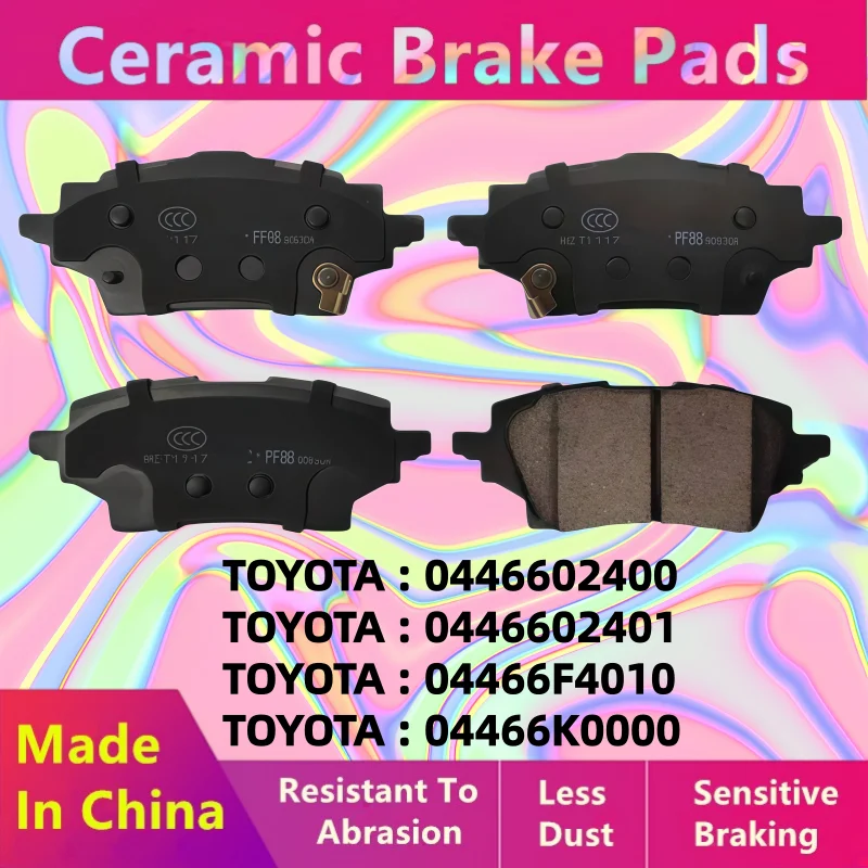 

For Toyota C-HR Corolla Rear Brake Pads 04466F4010 04466K0000 0446602401 0446602400 / Auto Parts