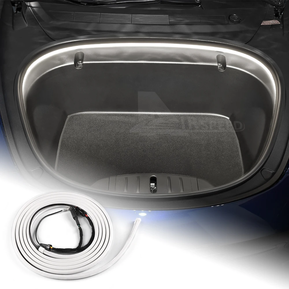 

LED Trunk Light Strip for Tesla Model 3 Interior Front Hood Decorative RGB DIY Ambient Lighting Kit Easy Install Car Accessories