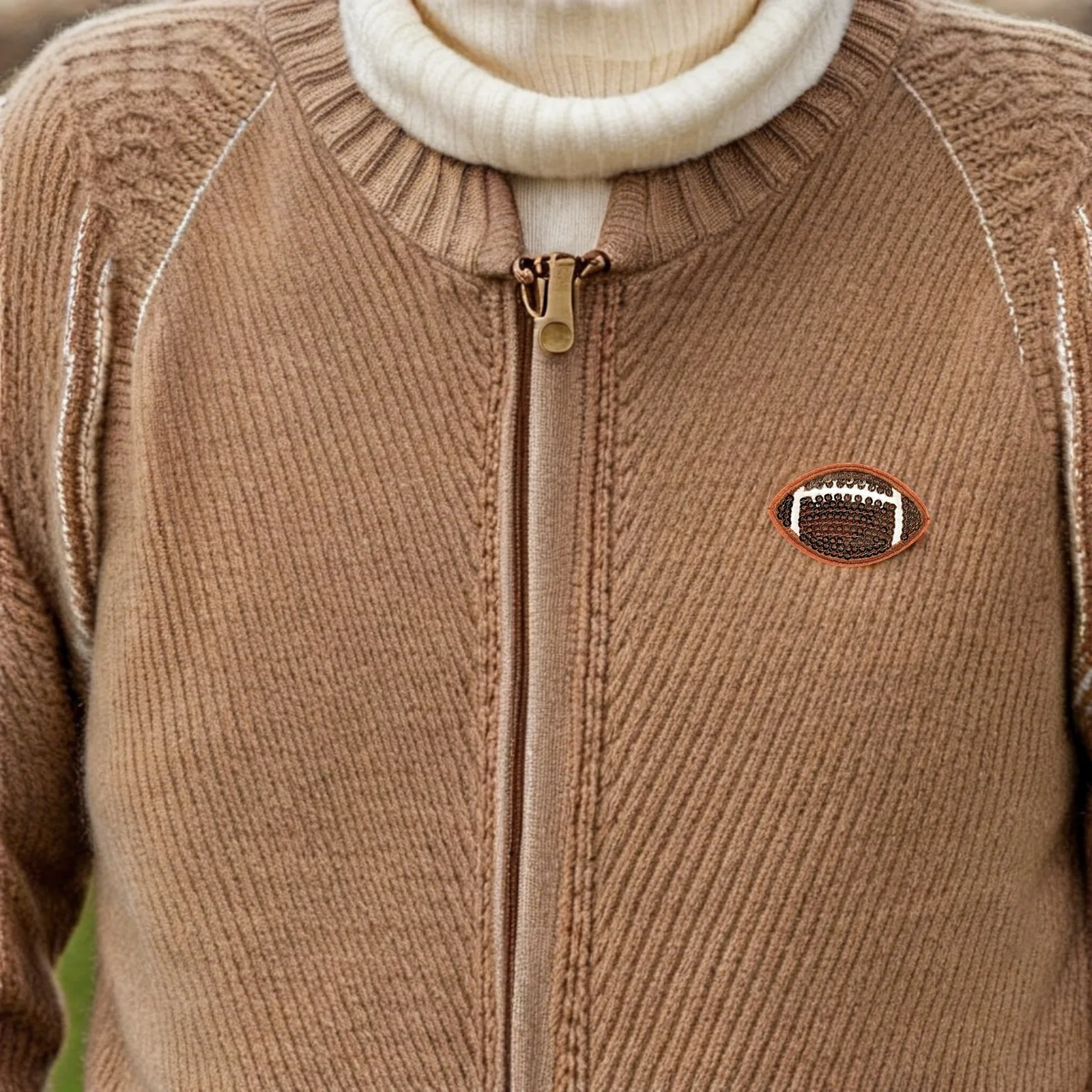 

10Pcs Rugby Sequin Iron on Patches Embroidered Applique for Clothes Hats Jeans Jackets Sports Decorative Patches