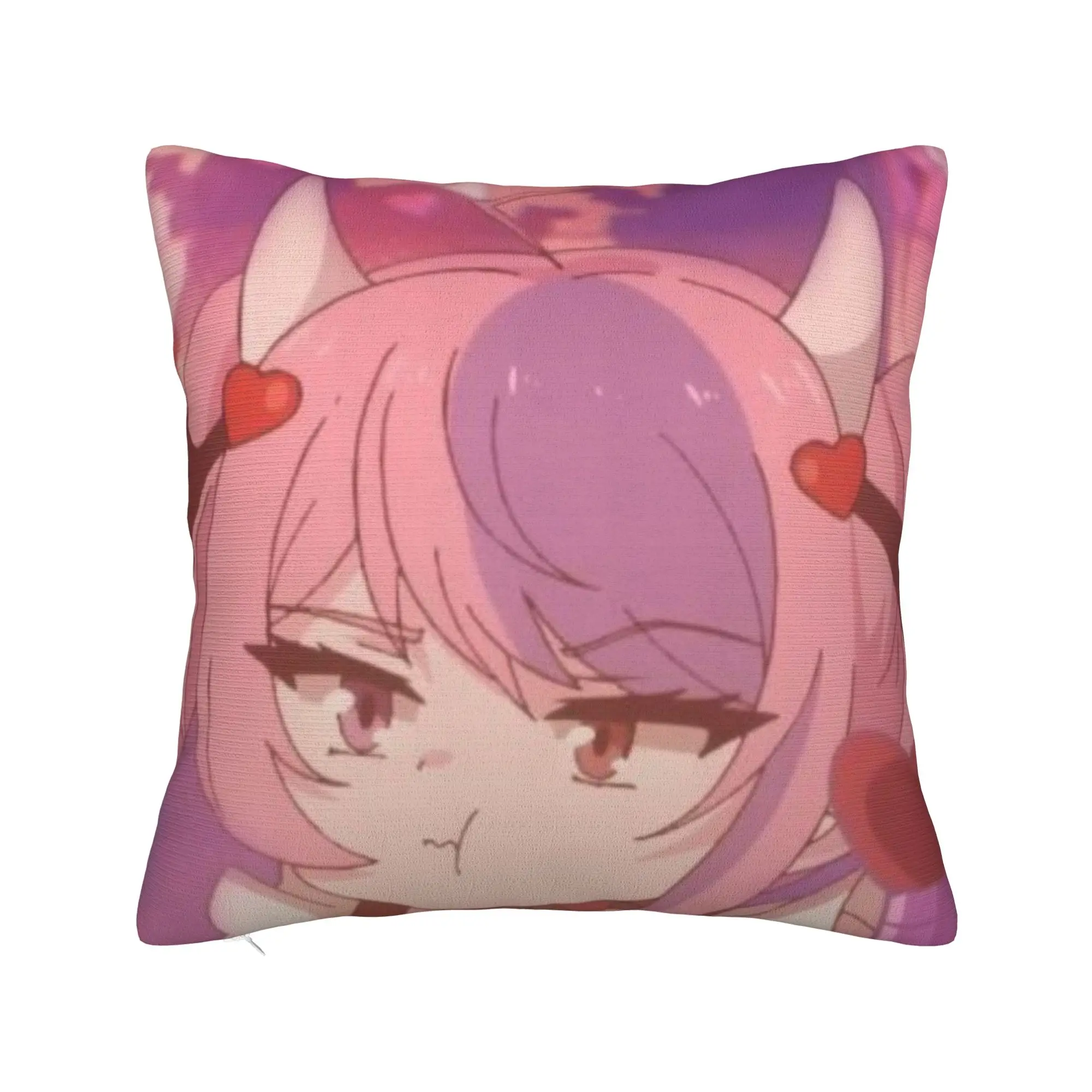 Ironmouse Vtuber Pillow Cover  Novelty Pillow Case For Living Room Sofa Square Cushion Cover Birthday Gift