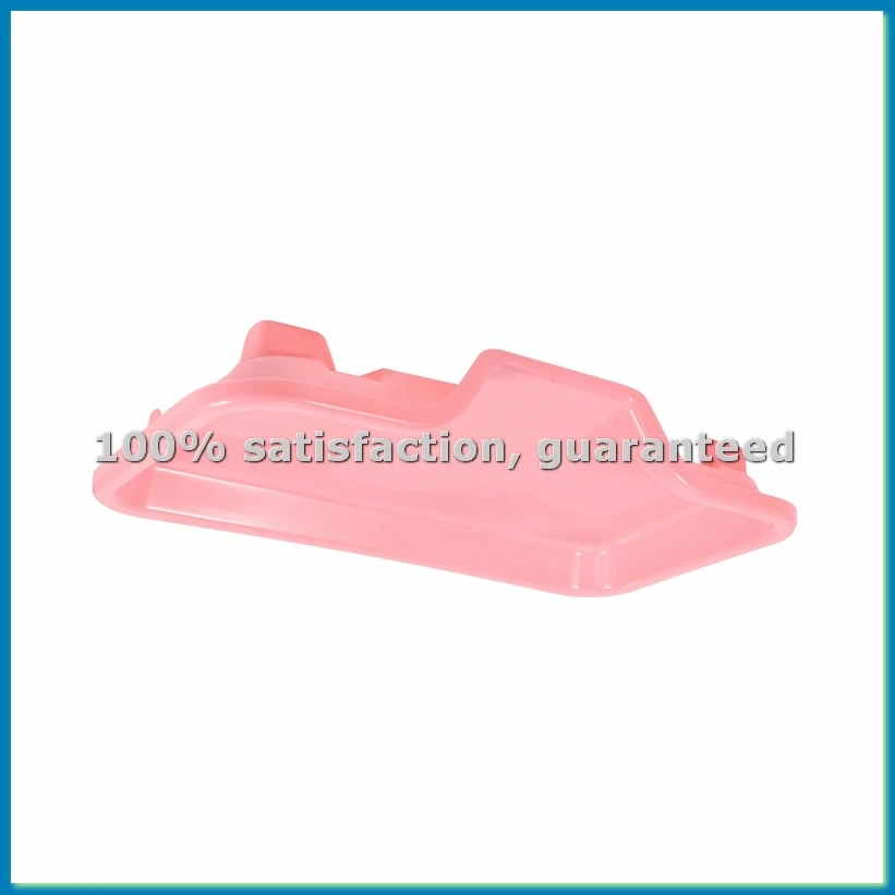 Environmental Plastic Kitchen Sink Dish Drainer Set Rack Washing Holder Basket Organizer Tray, 17.5 x 9.5 x 7INCH (Pink)-AT48
