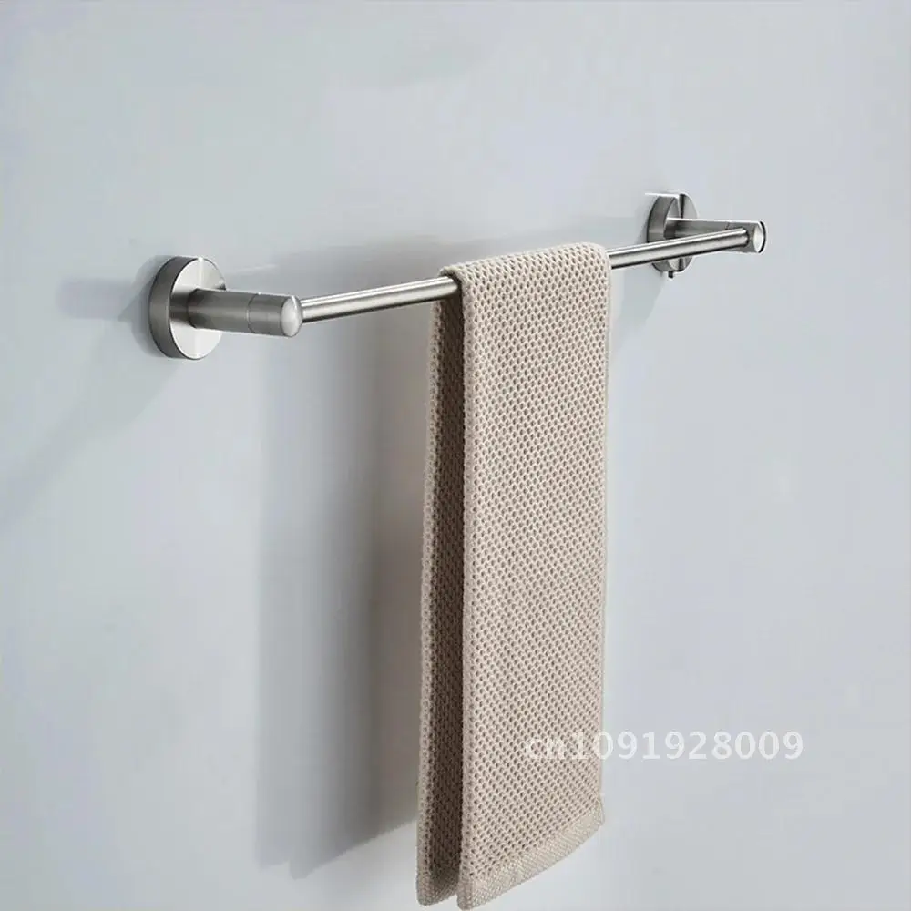 60CM Towel Holder Stainless Steel No Rack Bathroom Shelves Bar Self-Adhesive Towel Towel Bathroom Organizers Towels Drilling