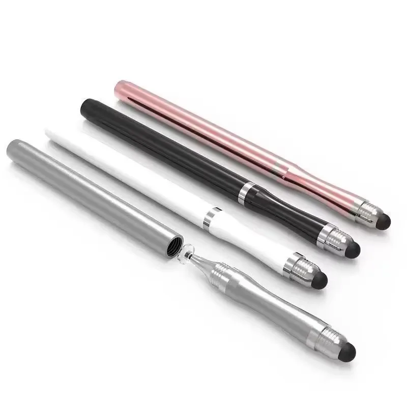 1/2/5pcs 2in1 Stylus Pen Universal Drawing Tablet Capacitive Screen Touch Pen for Tablet Mobile Android Phone iPad Accessories
