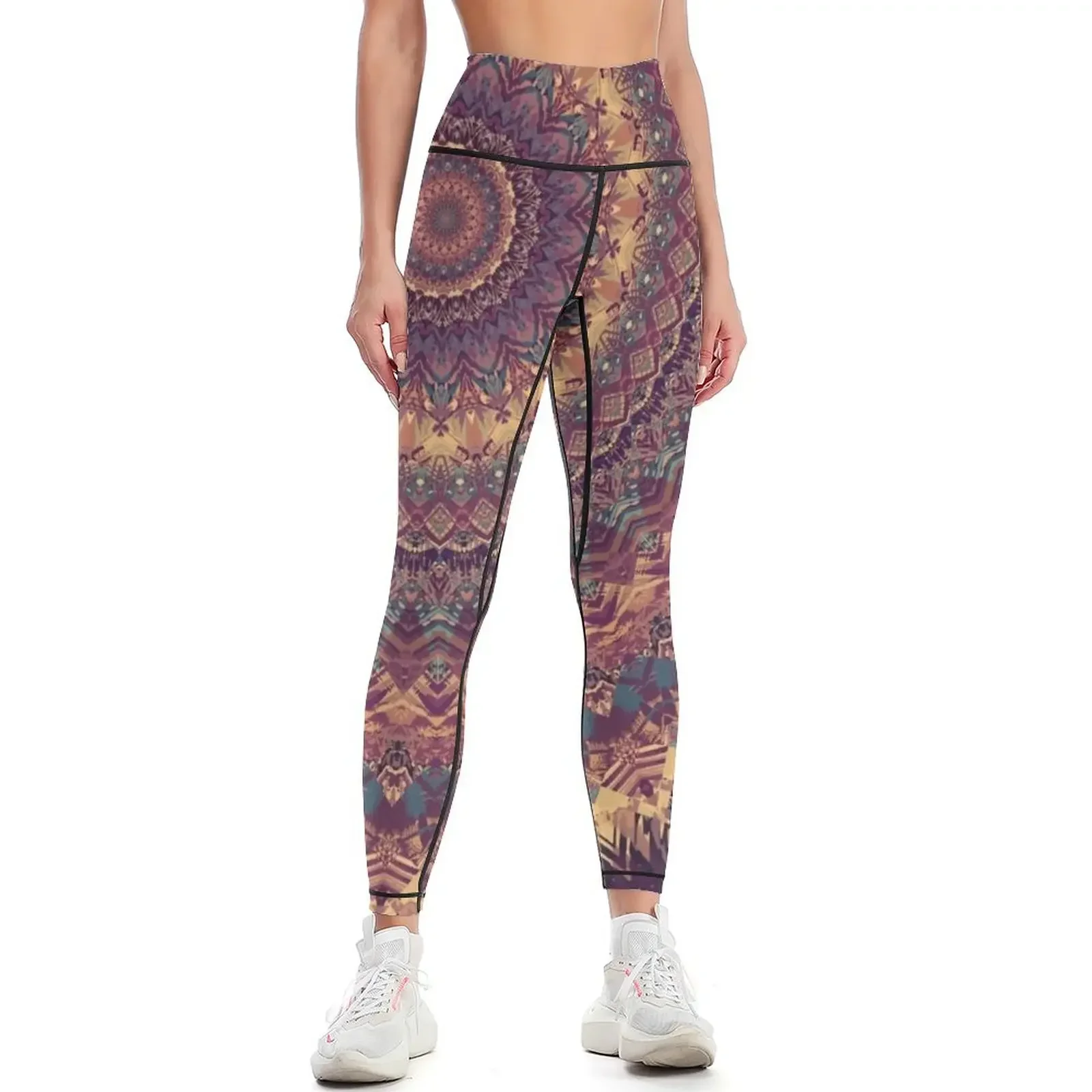 

Mandala 147 Leggings flared Women's fitness Sports pants for sportswear woman gym 2025 Womens Leggings