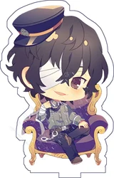 10cm Anime Stroy and Dogs Edogawa Rampo Dazai Osamu Bungo Cosplay Acrylic Stand Action Figures Desk Model Ornament Props Gift