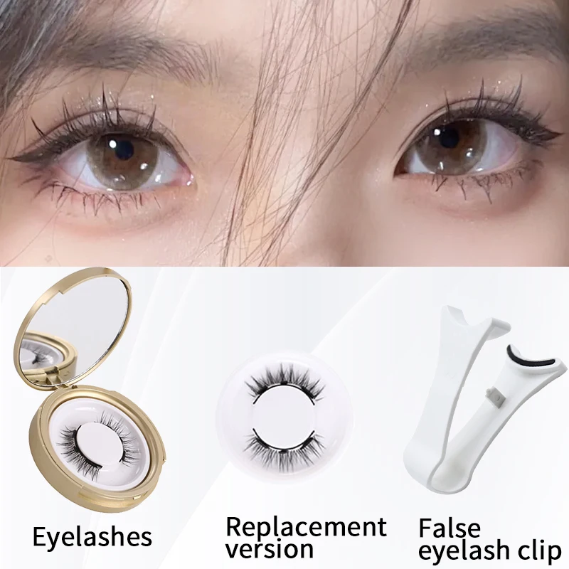 Valse Wimpers Natuurlijke Demon Genie Wimper Set Herbruikbaar Geen Lijm Geen Make-Up Verwijdering Langdurige Niet Vallende Mode Handgemaakt