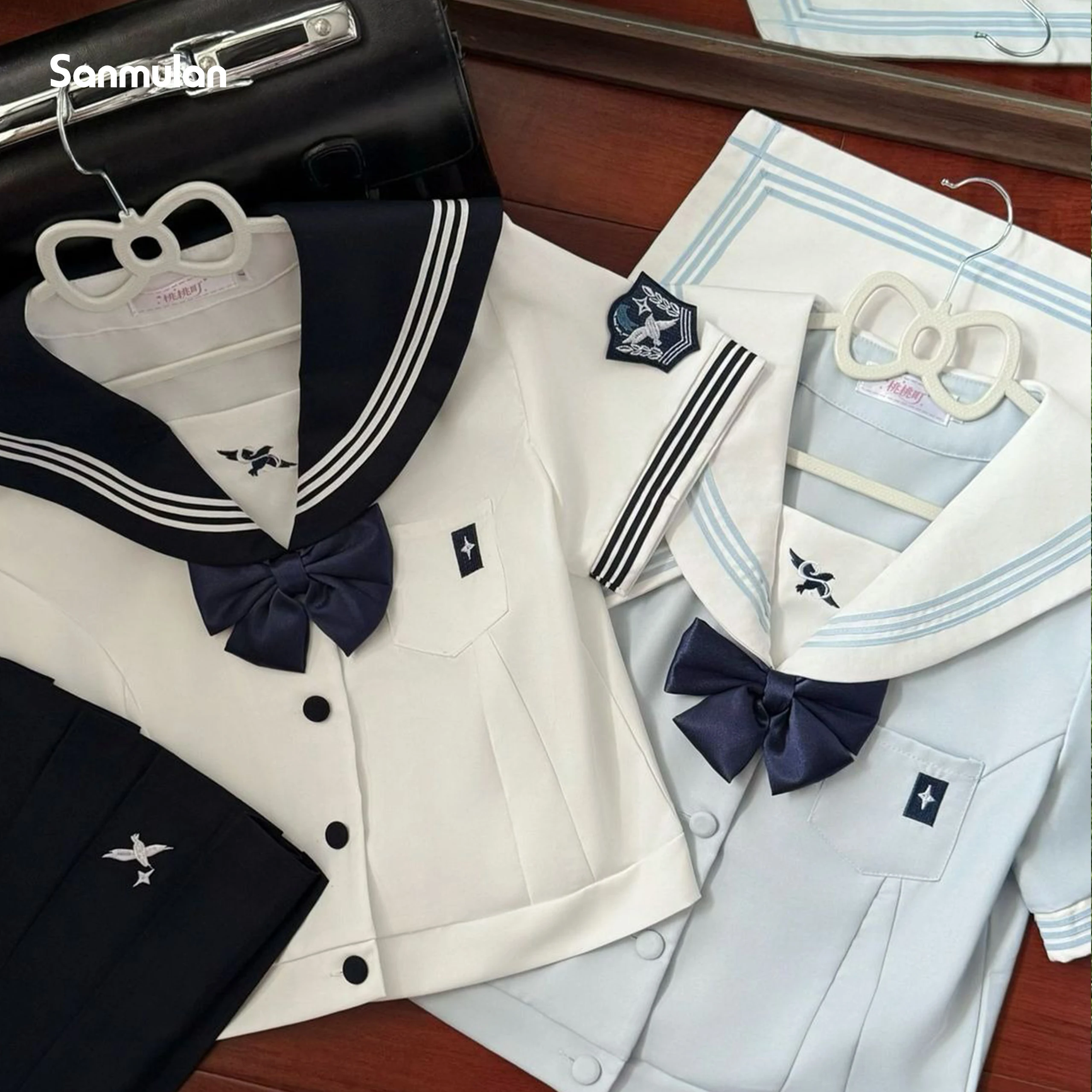 uniforme-escolar-japones-y-coreano-de-estilo-marinero-azul-claro-ajustado-a-la-cintura-tallas-xs-4xl-mangas-largas-y-cortas