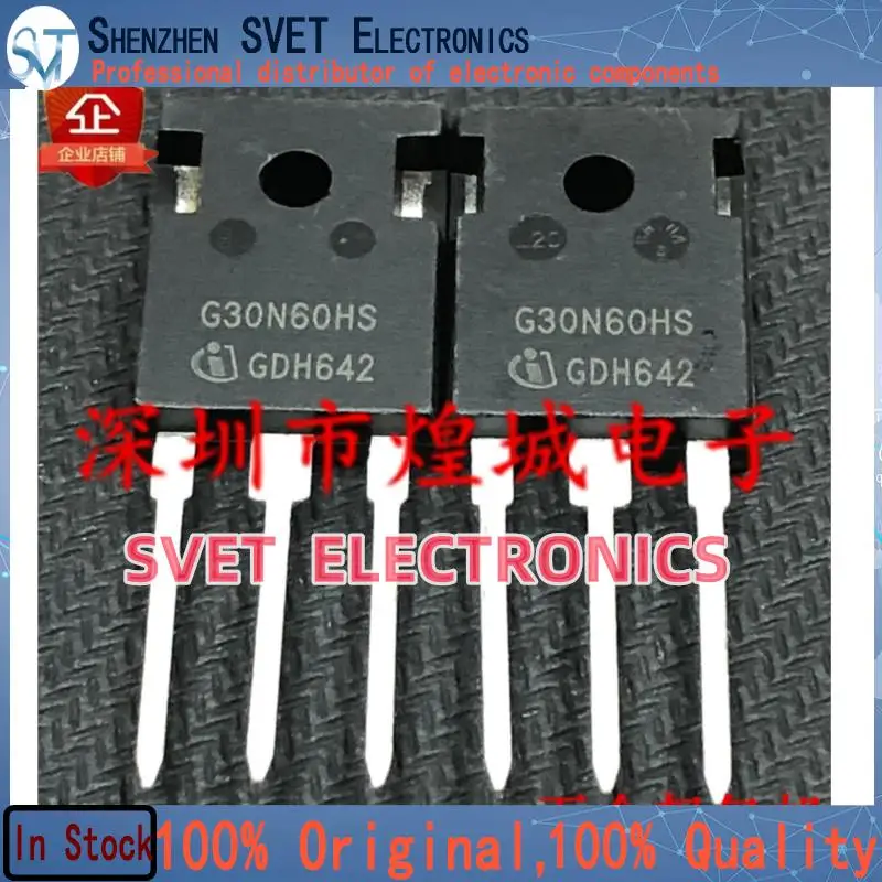 10PCS-50PCS  G30N60HS SGW30N60HS  TO-247 600V 30A   Original In Stock Fast shipping