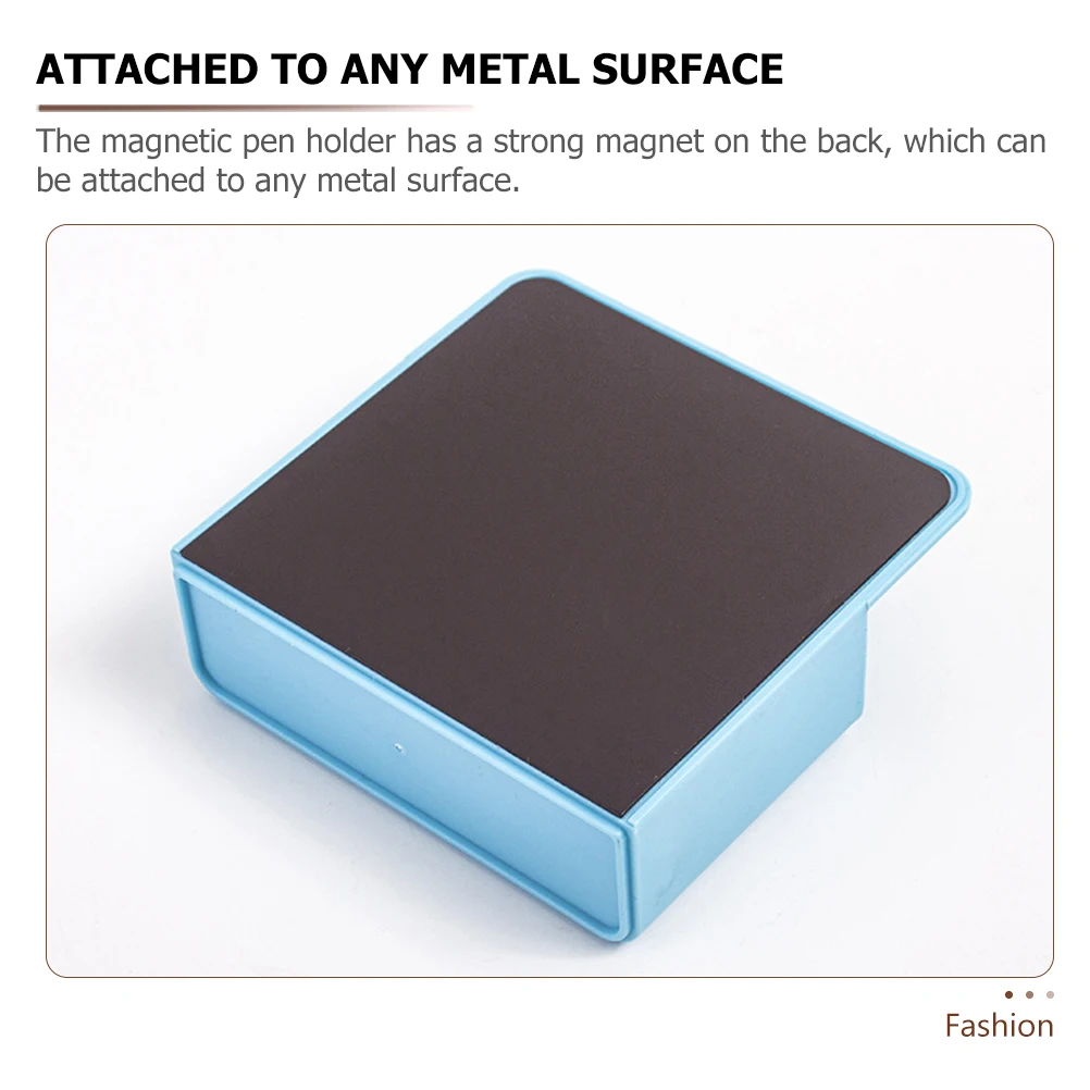 

3pcs Magnetic Pen Holder Whiteboard Dry Erase Marker Organizer Storage Box For Office School Classroom Refrigerator